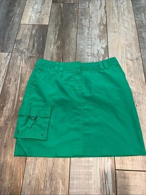 Women's Bright Green Cargo Mini Skirt by Tommy Hilfiger